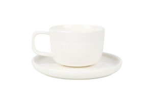 Чашка з блюдцем порцелянова 220мл №KYYW686 Greenwich Products Co. Limited 1шт