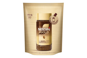 Кофе растворимый сублимированный Gold Nescafe д/п 200г