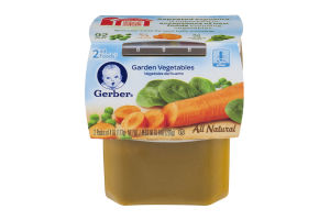 Gerber 2nd Foods Garden Vegetables - 2 CT