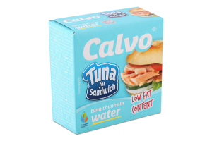 Тунець для сенд.у влас.соку Calvo 142г