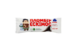 Морозиво пломбір Ескімос Рудь м/у 80г