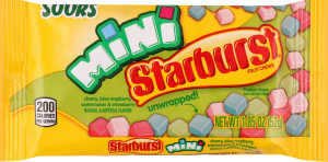 Цукерки Starburst мініс кислі фруктові жувальні