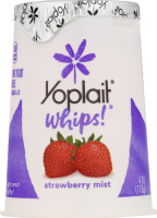 Yoplait Whips! Lowfat Mousse Yogurt Strawberry Mist