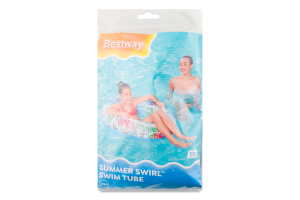 Круг надувной для детей от 10лет d91см №36084 Summer swirl Bestway 1шт