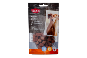 Ласощі д/собак Trixie 100 г Преміо Guse Liver Cubes з качиною печінкою
