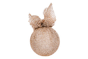 Прикраса ялинкова Куля Сіточка 80мм 31649