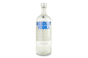 Горілка 1л 40% Absolut пл