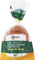 Хліб половинка в нарізці Цільнозерновий пшеничний Формула смаку м/у 300г