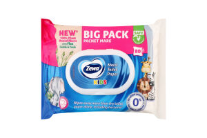 Папір туалетний вологий Baby Zewa 80шт