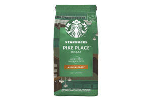 Кофе в зернах жареный Pike Place Roast Starbucks м/у 200г