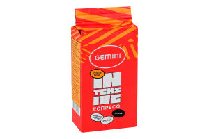 Кава натуральна смажена мелена Еспресо Intensive Gemini 1ґ в/у 250г