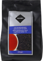 Чай черный байховый цейлонский листовой Ceylon black tea Rioba м/у 250г