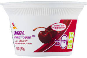 Ahold Greek Nonfat Yogurt Tart Cherry
