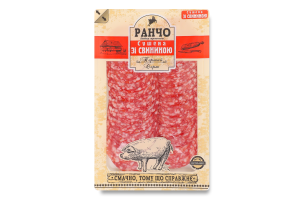 Колбаса Сушеная со свининой Ранчо с/к 1с лоток 0.075кг