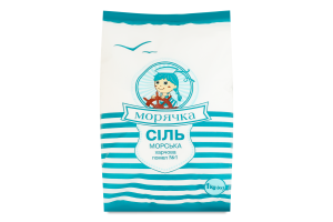 Соль морская пищевая помол №1 Морячка м/у 1кг