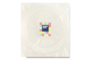 Тарілка пластикова прозора d22см Karnaval Weekend 10шт