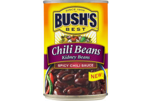 BUSH'S BEST Chili Beans Kidney Beans Spicy Chili Sauce
