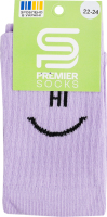 Шкарпетки підл Premier socks Hi-Bye св.бузк р22-24