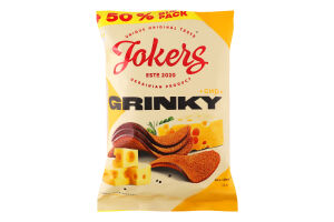 Грінки житньо-пшеничні Сир Jokers м/у 120г