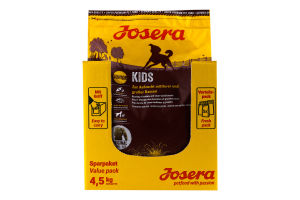 Корм сухий повнораціонний для підростаючих собак Kids Josera м/у 900г