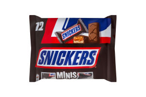 Батончики Snickers Minis шоколадні
