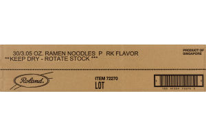 Roland Ramen Noodles Pork - 30 CT