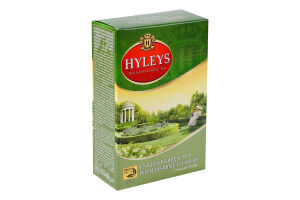 Чай зеленый байховый китайский цельнолистовой English green with jasmine flowers Hyleys к/у 100г