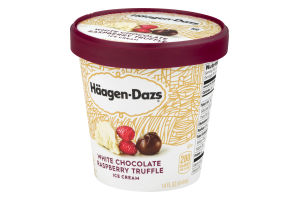 Haagan-Dazs White Chocolate Raspberry Truffle Ice Cream