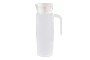 Глечик 1л скло з кришкою