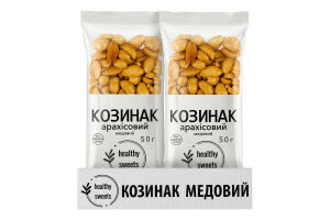 Козинак медовый Арахисовый Healthy Sweets м/у 50г