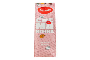 Кофе натуральный жареный в зернах Crema Espresso Blend Gemini м/у 1кг