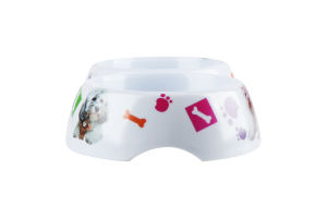 Н-р мисок д/собак 2х100мл мел підставк 26х13,5х4,5