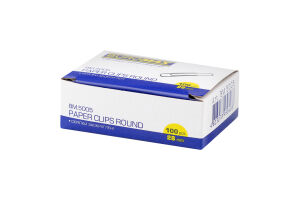Скрепки заокруглені 28мм №BM.5005 Buromax 100шт