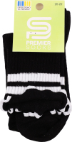 Шкарпетки Premier socks висок рюш смуж чорн р20-22