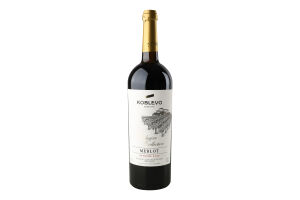 Вино 0.75л 11-14% красное сухое ординарное столовое сортовое Мерло Exclusive collection Koblevo бут