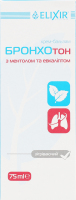 Крем-бальзам Бронхотон з ментолом та евкаліптом 75мл Еліксір