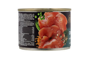 Корм д/цуценят всіх порід з куркою 200г ж/б Сейворі