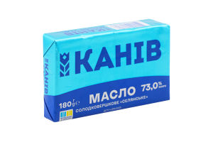 Масло Канів 73% 180 г Селянське