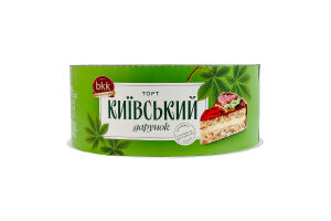 Торт з арахісом Київський дарунок Kyiv BKK к/у 450г