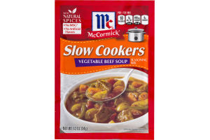 McCormick Slow Cookers Vegetable Beef Soup Seasoning Mix