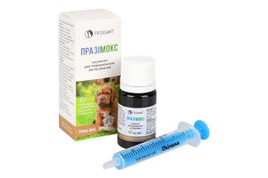 Суспензія д/котів та собак Празімокс лікування та профілактика гельмінтозів 10мл Продукт