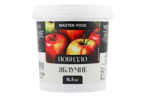 Повидло яблучне пастеризоване 500г відро Master-Food