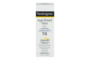 Neutrogena Age Sheild Face Lotion Sunscreen Broad Spectrum SPF 70