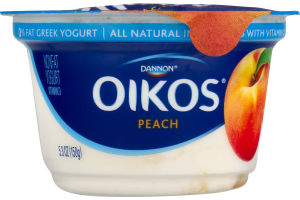 Dannon Oikos Nonfat Yogurt Peach