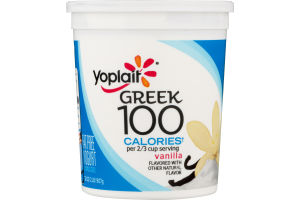 Yoplait Greek 100 Fat Free Yogurt Vanilla