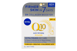 Крем денний зміцнюючий SPF 15 Проти зморщок Q10 Power Nivea 50мл
