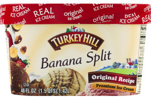 Turkey Hill Original Recipe Premium Ice Cream Banana Split