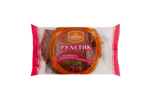 Рулетик с начинкой с ароматом малины Рум'янець м/у 100г