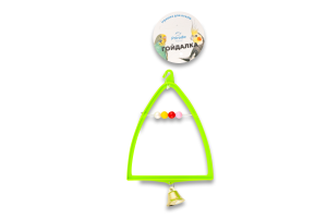 Іграшка д/птахів Гойдалка з дзвіночком 19*12см Природа