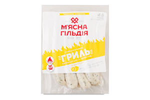 Колбаски вареные Мюнхенские с лимоном Гриль М'ясна Гільдія в/с кг